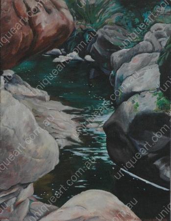 At McKenzie Falls (study)