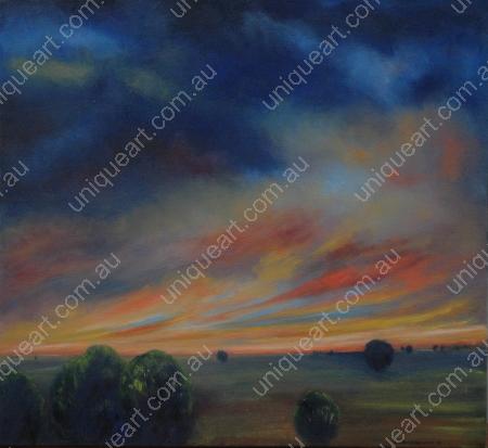 Sunset in the Wimmera