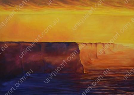 Cliffs of the Nullarbor at Sunrise